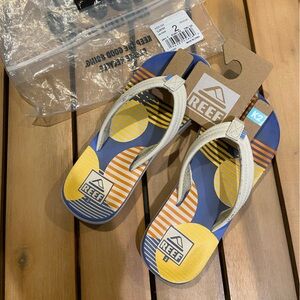 Reef Flip Flops Kids Size 2Y
